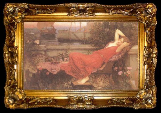 framed  John William Waterhouse Ariadne (mk41), ta009-2
